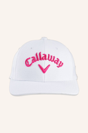 Callaway Junior Tour Kappe in Blau mit Schirm und Logodetail, ideal für junge Golfspieler