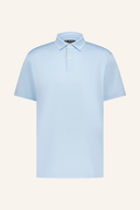 Tonal blautonisches Poloshirt von Jack Nicklaus, bequemes T-Shirt mit klassischem Kragen und Logo-Details.