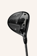 Callaway Elyte Ti Fairwayholz mit glatter Sohle und schwarzem Schaft, ideal für präzise Schläge auf dem Fairway.