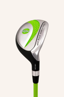 US Kids MK Pro Hybrid Golfschläger, nahes Bild des Hybrid-Schlägers mit Griff und Schlägerkopf.