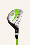 US Kids MK Pro Hybrid Golfschläger, nahes Bild des Hybrid-Schlägers mit Griff und Schlägerkopf.
