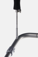 Teleskop-Golfschirm mit Stift von JuCad, leichter Regenschirm mit Teleskopfunktion und praktischem Schreibstift, schwarz.