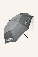 Großer UV-Sonnenschirm von Big Max mit Aqua-Design, bietet Schatten und UV-Schutz im Garten oder am Strand.