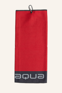 Weiches, gefaltetes AQUA Handtuch von Big Max, aus Trifold-Tuch, ideal für Sport und Reisen, in blauer Farbe.