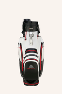 Großer Big Max AQUA Silencio 4 Cartbag in Aqua, mit mehreren Fächern und stabilen Tragegriffen für Golf.