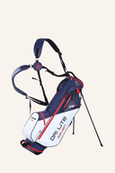 Großes Big Max Dri Lite Seven G Standbag mit wasserabweisendem Stoff, gedrucktem Design und mehreren Fächern für Golfausrüstung.