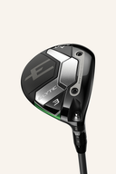 Callaway ELYTE Fairwayholz mit schwarzem Schaft und glatzer Schlagfläche, bereit für präzise Schläge auf dem Golfplatz.