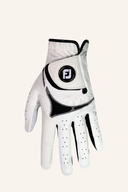 Weißer Footjoy GTXtreme Allwetter-Golfhandschuh für verbesserten Halt und Komfort bei jedem Wetter, aus langlebigem Material.