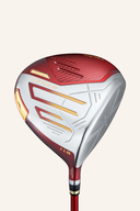 Honma Beres 09 3-Sterne Driver für Damen, modernes Golf-Club mit Schlägerkopf und Griff, auf einem weißen Hintergrund.