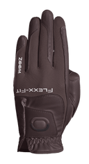 Golfhandschuhe von Zoom Hybrid in Braun mit modernem Print, aus flexiblem Material für besseren Griff beim Golfspielen.