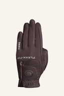 Golfhandschuhe von Zoom Hybrid in Braun mit modernem Print, aus flexiblem Material für besseren Griff beim Golfspielen.