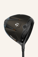TaylorMade Qi4D Max Driver, modernes Golfschläger-Design mit aerodynamischer Form und schwarzer Oberfläche.