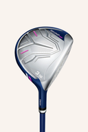 Majesty SG 23 Fairwayholz mit glatter Sohle und schwarzem Schlägerkopf, für präzise Abschläge auf dem Golfplatz