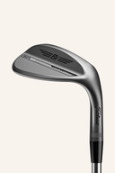 Titanium-Taschenwedge SM10 TC von Titleist mit Nickel-Finish, detaillierte Ansicht des Schlägerkopfes
