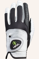 Hirzl Trust Control 2.0 Golfhandschuh, Rückseite mit atmungsaktivem Material und robustem Design, für optimalen Griff beim Golf.