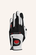 Zoom Wetterhandschuhe mit wetterfestem Material und auffälligem Druck, ideal für kalte und nasse Tage.