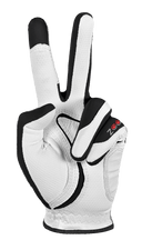 Zoom Hybrid Golfhandschuh mit Peace-Print, wetterfeste Handschuhe für besseren Griff beim Golfspielen