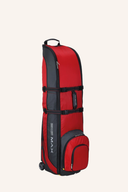 Roter Big Max Wheeler III Trolley mit gedrucktem Design, leichtes und robustes Reisegepäck für unterwegs