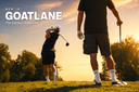 GOATLANE — Golden Hour Editorial Hero mit NEW IN GOATLANE Text-Overlay