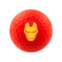 Volvik Iron Man 4.0 Motivbälle mit Iron Man Design, ideal für Golfspieler, bunt und auffällig, Marvel-Thema