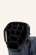Luxus 14-Wege Cartbag von Vessel mit mehreren Fächern und komfortablem Griff, ideal für Golfausflüge.