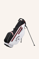 Callaway FAIRWAY C Standbag, leichter Golftrolley mit Tragegriff und mehreren Fächern für Golfzubehör, schwarz