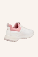 Ecco Golf Core Gradient Golfschuhe aus Leder mit grün-weißem Farbverlauf und rutschfester Sohle, perfekt für den Platz.