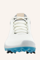 Ecco Biom G3 Golfschuhe, vorne abgebildet, mit atmungsaktivem Obermaterial und schnürung für optimalen Halt beim Golfspielen