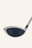 Gold TaylorMade Kalea Driver für Damen, modernes Design, mit Schlägerkopf und Griff, ideal für den Abschlag.