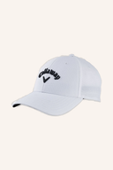 Callaway Stitch Magnet Golf Cap, schwarze Kappe mit Stickerei und Magnetverschluss, ideal für Golfliebhaber