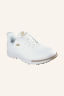 Skechers GO GOLF Jasmine 2 GF Golfschuhe in weiß mit schwarzen Akzenten, atmungsaktives Obermaterial, für Damen.