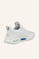 Ecco Biom C4 Golfschuhe in Schwarz mit perforierter Oberfläche und grünem Akzent, perfekte Passform für den Golfplatz