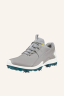 Ecco Biom Tour Golfschuhe in Schwarz mit schnürung und rutschfester Sohle, geeignet für Golfplätze.