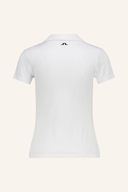 J. Lindeberg Marlie Poloshirt, bequemes T-Shirt aus weichem Stoff in klassischem Design, Detailansicht