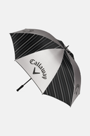 Callaway UV 64 Regenschirm, schwarzer Regenschirm mit UV-Schutz, robust und faltbar für Regenschutz bei Regen.