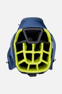 Callaway Org 14 Cartbag in Navy mit Blumenmuster und gelbem Top, leichtes Design für Golfwagen und -bags