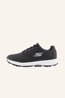 Skechers Go Golf Elite 5 Legend Golfschuhe in schwarzem Design mit griffiger Sohle, perfekt für das Golfspiel.