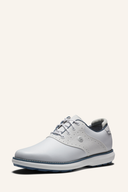 Traditions Golfschuhe von Footjoy, bequeme schwarze Golfschuhe mit Schnürung und wetterfester Oberfläche, für den Golfsport.