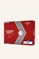 Callaway Chrome Soft Triple Track 2024 Golfbälle, weiß mit Triple Track Markierungen, für präzises Putten und lang anhaltende Leistung