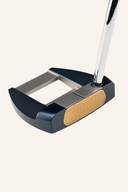Odyssey Ai One Milled Jailbird Mini T Putter mit geschliffener Oberfläche und kompakter Form für präzises Putten.