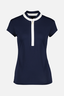 Weiße Jack Nicklaus Piqué Poloshirt mit Kragen und Knopfleiste, bequemes T-Shirt für Herren, sportlicher Stil