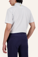 Lattice Print Polo