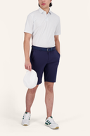 Lattice Print Polo