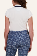 Solid Polo Cap Sleeve