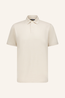 Tonal zweifarbiges Jack Nicklaus Polo-Shirt aus Baumwolle, bequemes T-Shirt mit Kragen und Kurzarm, elegante Herrenmode.