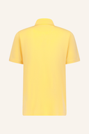 Weißes Heritage Polo T-Shirt von Jack Nicklaus mit klassischem Kragen und Logo-Details auf der Brust.