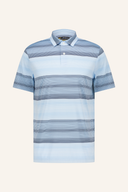 Feines Multi-Stripe Polo von Jack Nicklaus in Blau mit Streifen, aus weicher Baumwolle, für sportliche und elegante Looks.