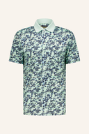 Floral bedrucktes Polo-Shirt von Jack Nicklaus, kurze Ärmel, klassische Passform, ideal für Freizeit und Sommer.