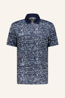 Blusen-T-Shirt mit Blumenmuster von Jack Nicklaus, kurze Ärmel, dezenter Blumenprint, bequemes Polo für Damen.