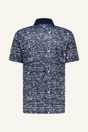 Herren Polo-Shirt von Jack Nicklaus mit floralem Druck, kurzärmlig, aus Baumwolle, modisches T-Shirt für Freizeit und Sport.